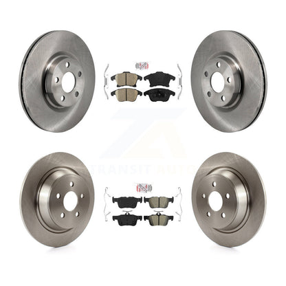 disc rotors and ceramic front semi metallic rear brake pads-k8a-107737 - Kit.bestparts.ca