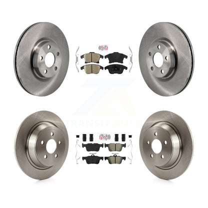 disc rotors and ceramic front semi metallic rear brake pads-k8a-107738 - Kit.bestparts.ca