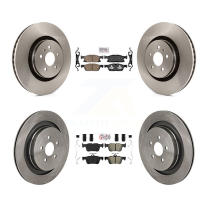 Disc Rotors and Ceramic (Front) & Semi-Metallic (Rear) Brake Pads Kit-K8A-107740 - Kit.bestparts.ca