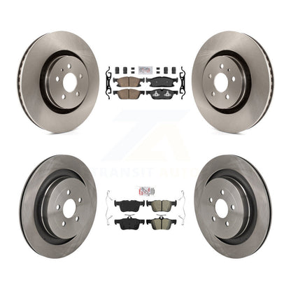 Disc Rotors and Ceramic (Front) & Semi-Metallic (Rear) Brake Pads Kit-K8A-107741 - Kit.bestparts.ca