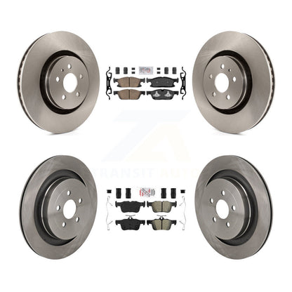 Disc Rotors and Ceramic (Front) & Semi-Metallic (Rear) Brake Pads Kit-K8A-107742 - Kit.bestparts.ca