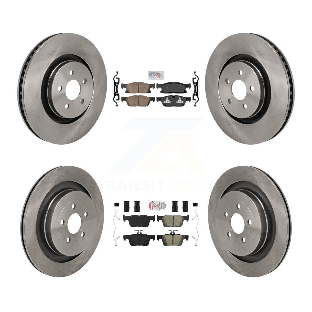 Disc Rotors and Ceramic (Front) & Semi-Metallic (Rear) Brake Pads Kit-K8A-107744 - Kit.bestparts.ca Kit.bestparts.ca