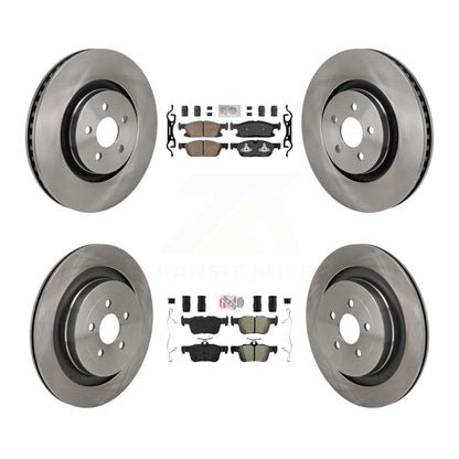 Disc Rotors and Ceramic (Front) & Semi-Metallic (Rear) Brake Pads Kit-K8A-107746 - Kit.bestparts.ca