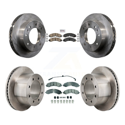 Disc Rotors and Ceramic (Front) & Semi-Metallic (Rear) Brake Pads Kit-K8A-107753 - Kit.bestparts.ca