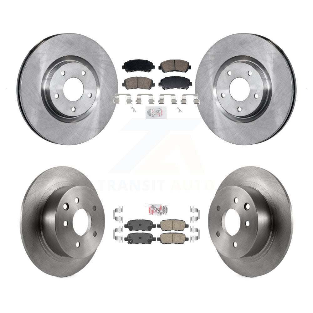 Disc Rotors and Ceramic Brake Pads Kit-K8A-107756 - Kit.bestparts.ca