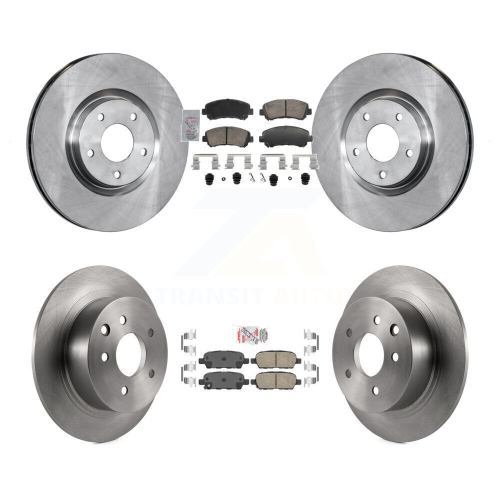 Disc Rotors and Ceramic Brake Pads Kit-K8A-107758 - Kit.bestparts.ca