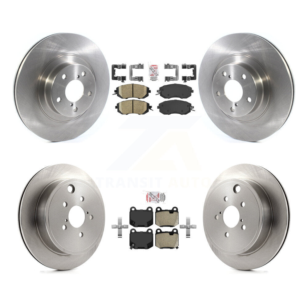 Disc Rotors and Ceramic (Front) & Semi-Metallic (Rear) Brake Pads Kit-K8A-107759 - Kit.bestparts.ca