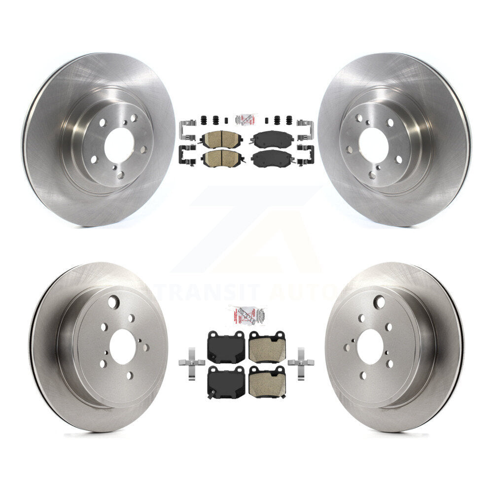 Disc Rotors and Ceramic (Front) & Semi-Metallic (Rear) Brake Pads Kit-K8A-107760 - Kit.bestparts.ca Kit.bestparts.ca