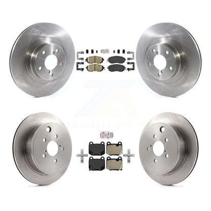 Disc Rotors and Ceramic (Front) & Semi-Metallic (Rear) Brake Pads Kit-K8A-107760 - Kit.bestparts.ca