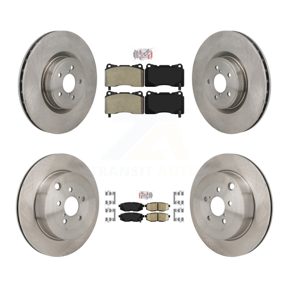 Disc Rotors and Semi-Metallic (Front) & Ceramic (Rear) Brake Pads Kit-K8A-107761 - Kit.bestparts.ca Kit.bestparts.ca