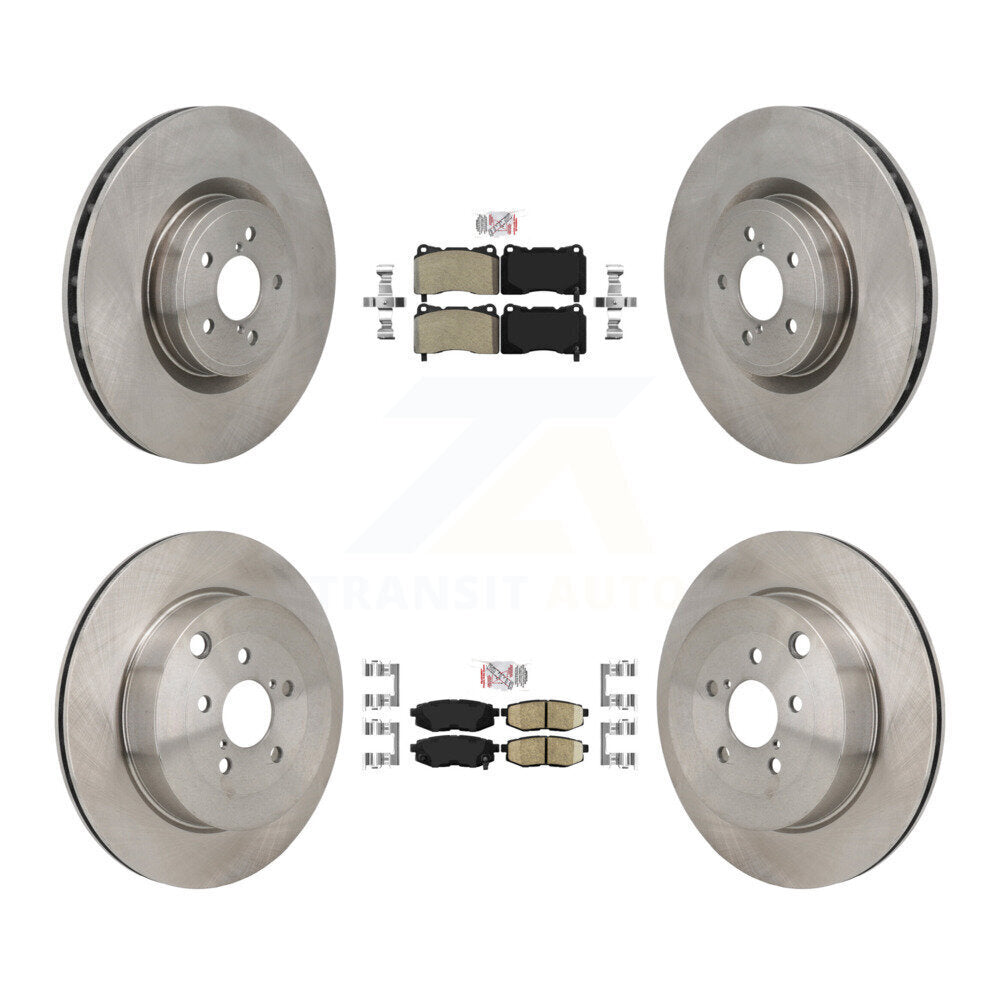 Disc Rotors and Semi-Metallic (Front) & Ceramic (Rear) Brake Pads Kit-K8A-107763 - Kit.bestparts.ca Kit.bestparts.ca