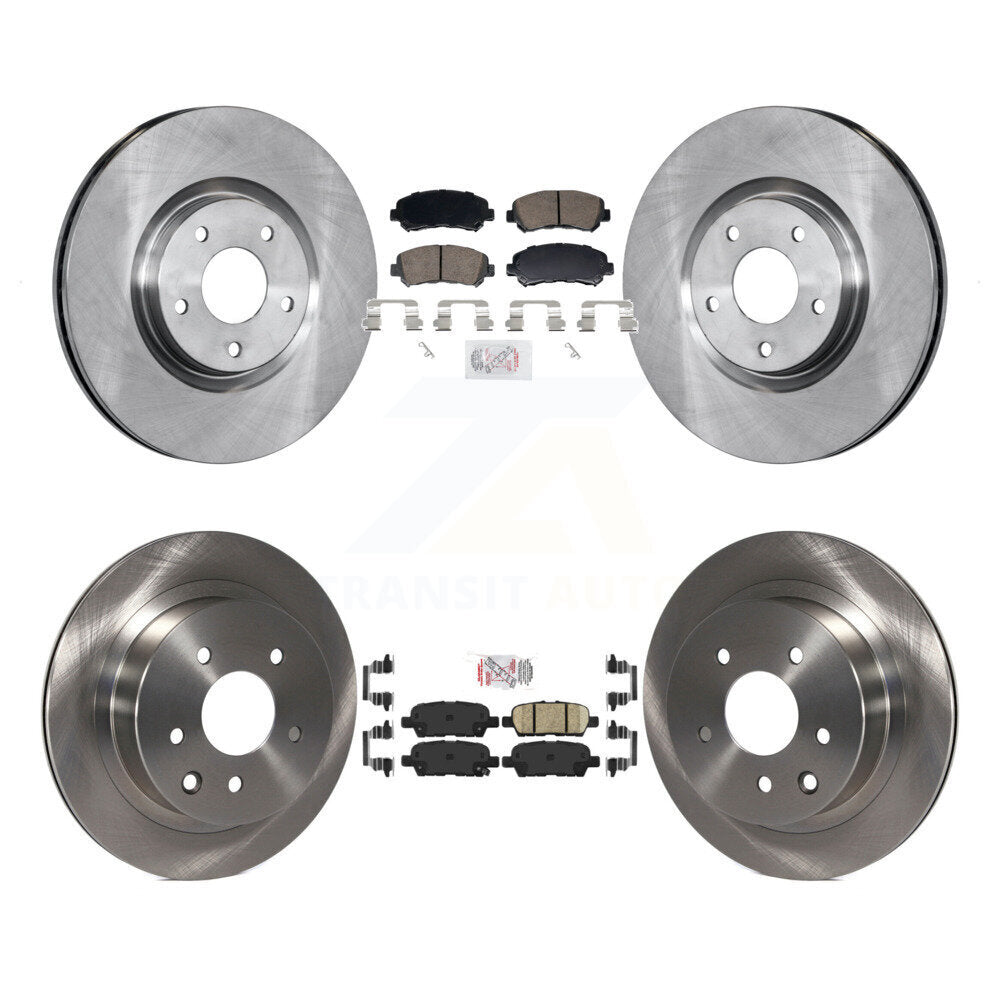 Disc Rotors and Ceramic Brake Pads Kit-K8A-107768 - Kit.bestparts.ca