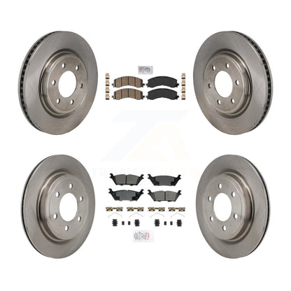Disc Rotors and Ceramic (Front) & Semi-Metallic (Rear) Brake Pads Kit-K8A-107782 - Kit.bestparts.ca