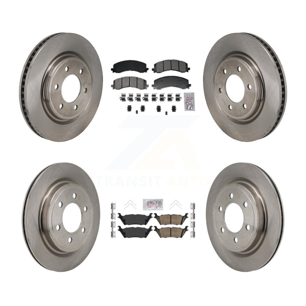 Disc Rotors and Semi-Metallic (Front) & Ceramic (Rear) Brake Pads Kit-K8A-107785 - Kit.bestparts.ca Kit.bestparts.ca