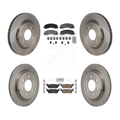Disc Rotors and Semi-Metallic (Front) & Ceramic (Rear) Brake Pads Kit-K8A-107785 - Kit.bestparts.ca