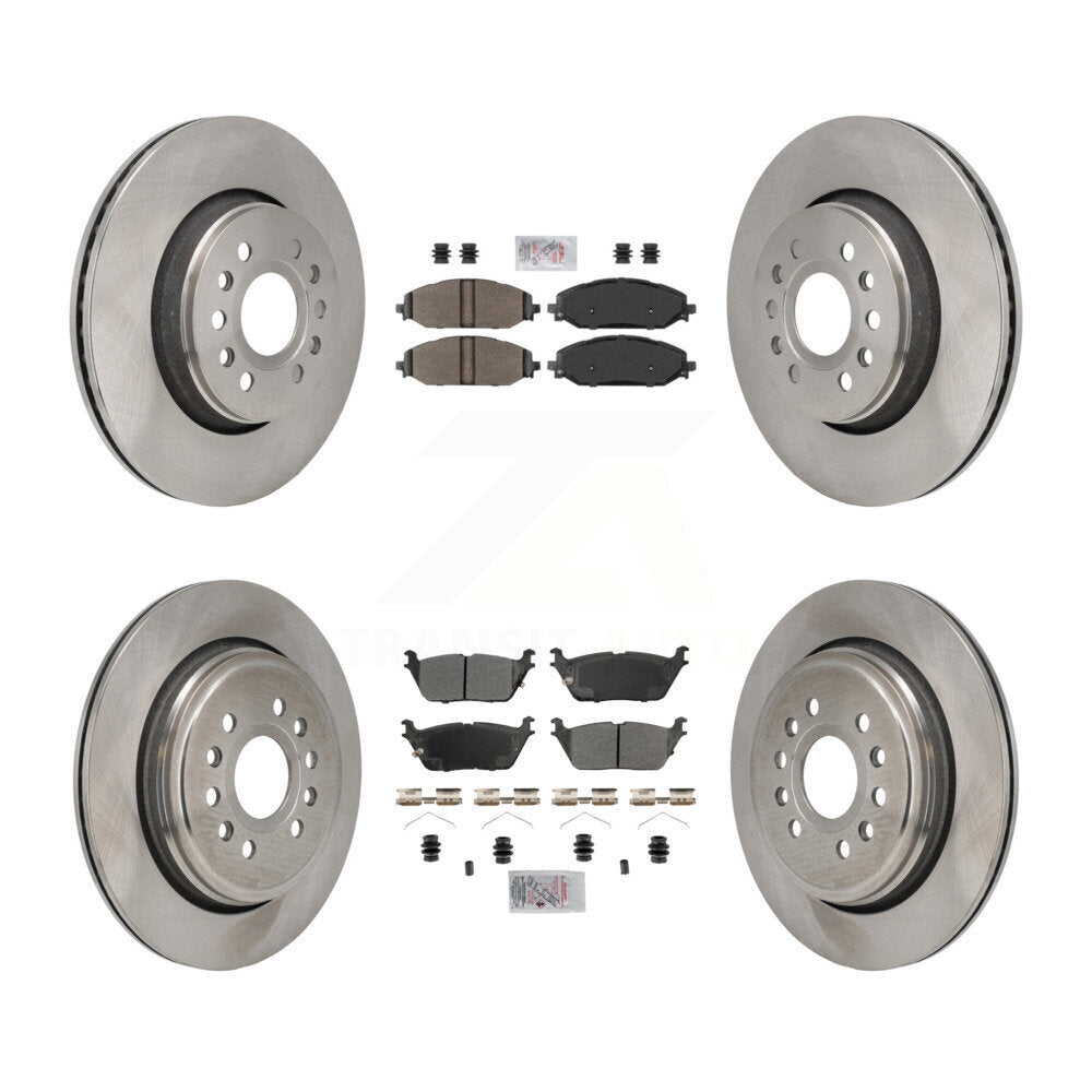Disc Rotors and Semi-Metallic Brake Pads Kit-K8A-107798 - Kit.bestparts.ca