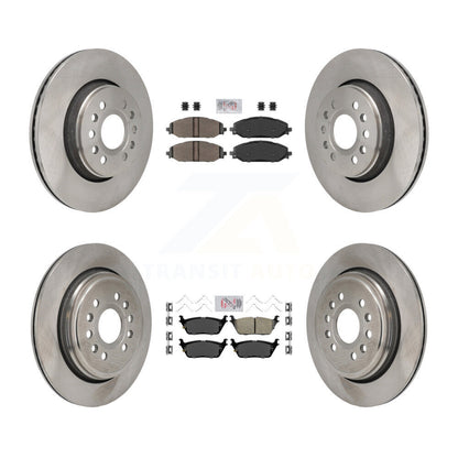 Disc Rotors and Semi-Metallic (Front) & Ceramic (Rear) Brake Pads Kit-K8A-107799 - Kit.bestparts.ca