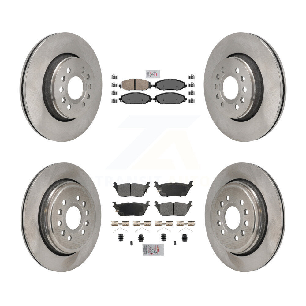 Disc Rotors and Ceramic (Front) & Semi-Metallic (Rear) Brake Pads Kit-K8A-107800 - Kit.bestparts.ca Kit.bestparts.ca