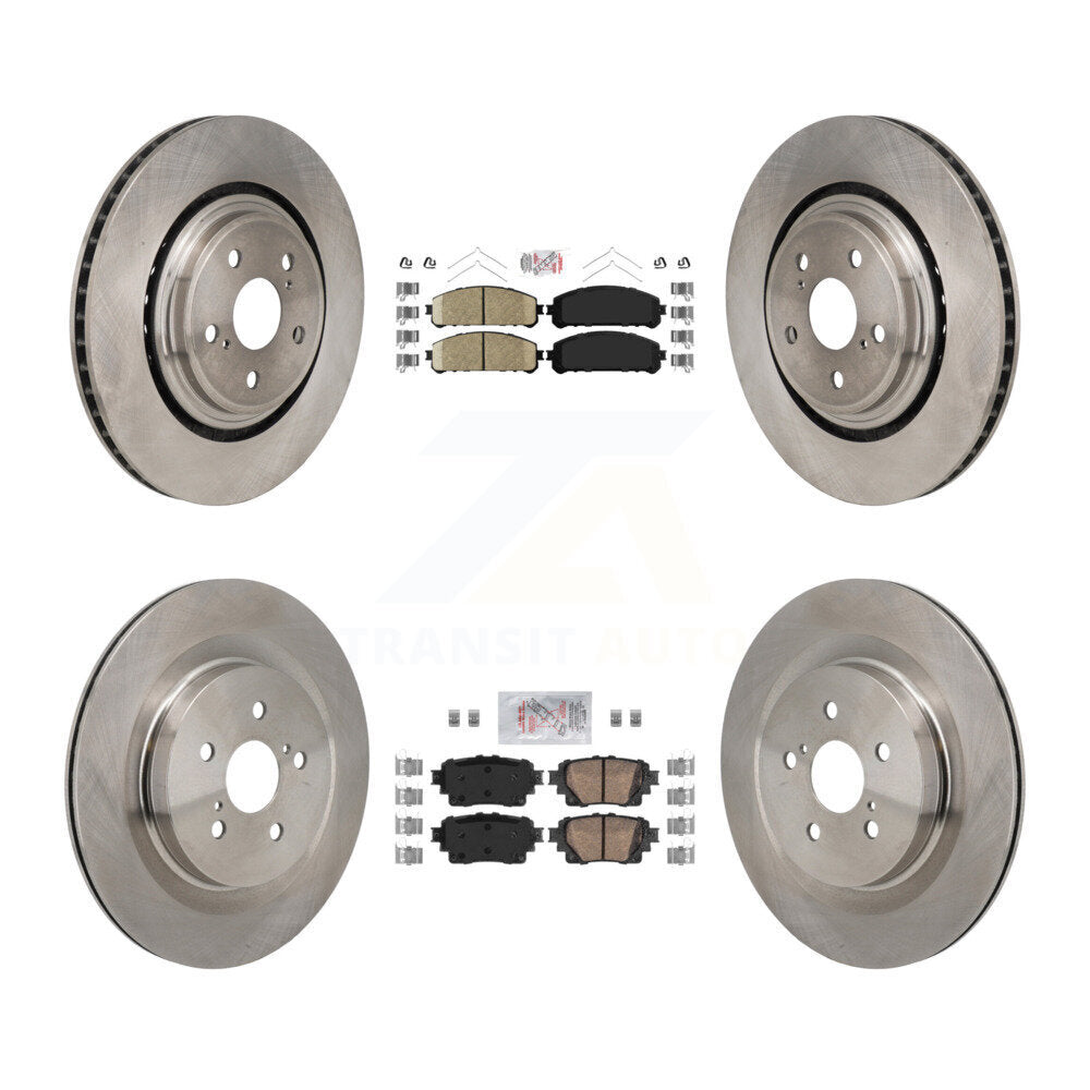 Disc Rotors and Ceramic Brake Pads Kit-K8A-107811 - Kit.bestparts.ca