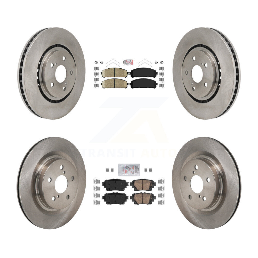 Disc Rotors and Ceramic Brake Pads Kit-K8A-107822 - Kit.bestparts.ca