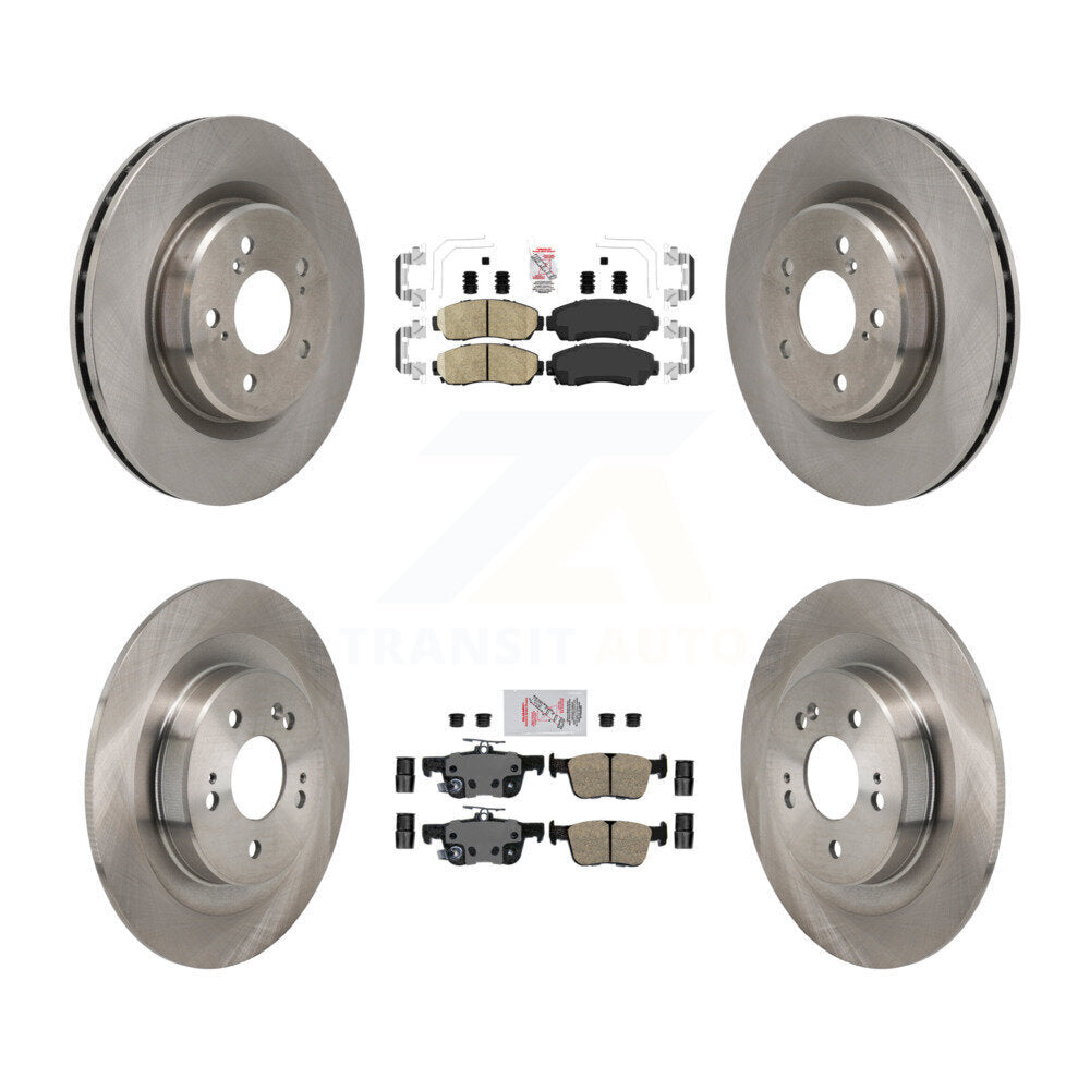 Disc Rotors and Ceramic Brake Pads Kit-K8A-107826 - Kit.bestparts.ca