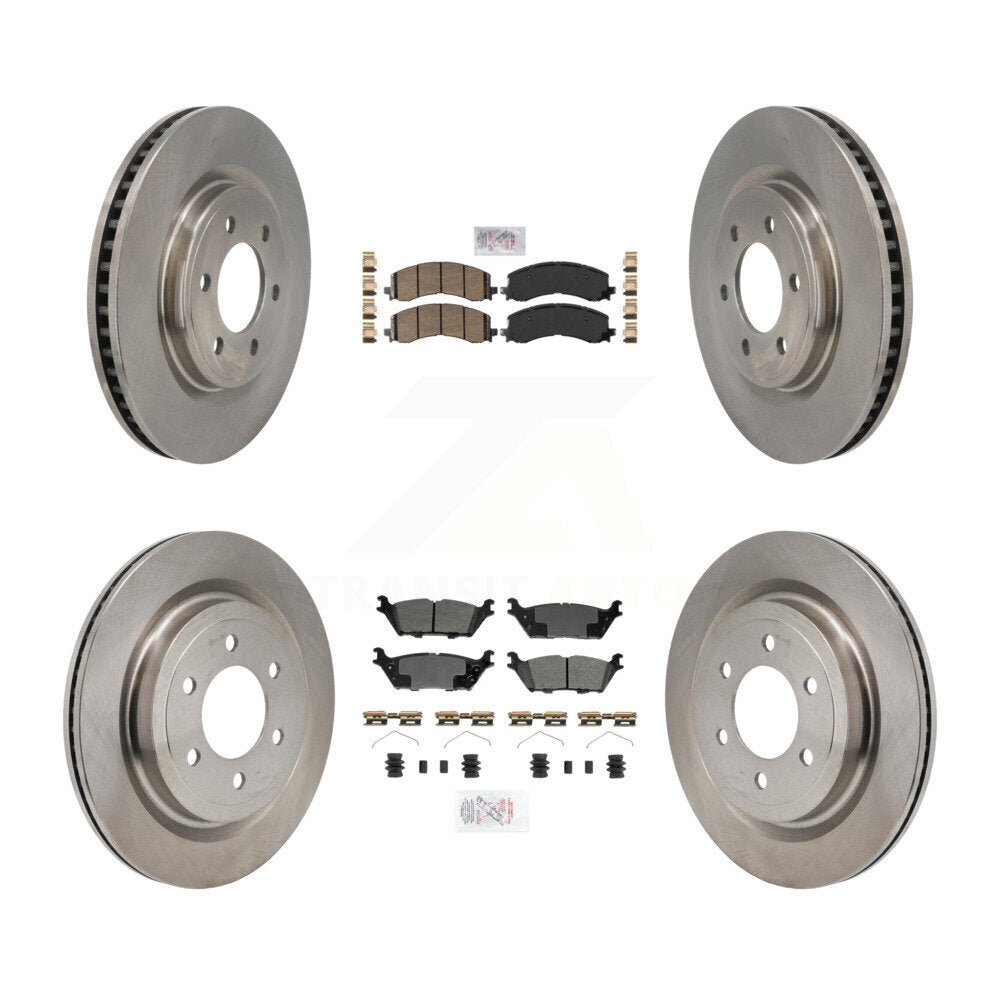 Disc Rotors and Ceramic (Front) & Semi-Metallic (Rear) Brake Pads Kit-K8A-107832 - Kit.bestparts.ca Kit.bestparts.ca