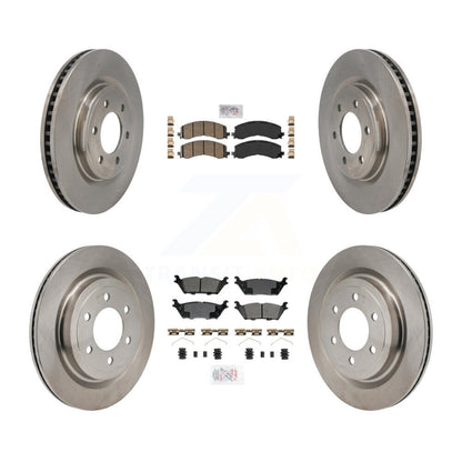 Disc Rotors and Ceramic (Front) & Semi-Metallic (Rear) Brake Pads Kit-K8A-107832 - Kit.bestparts.ca