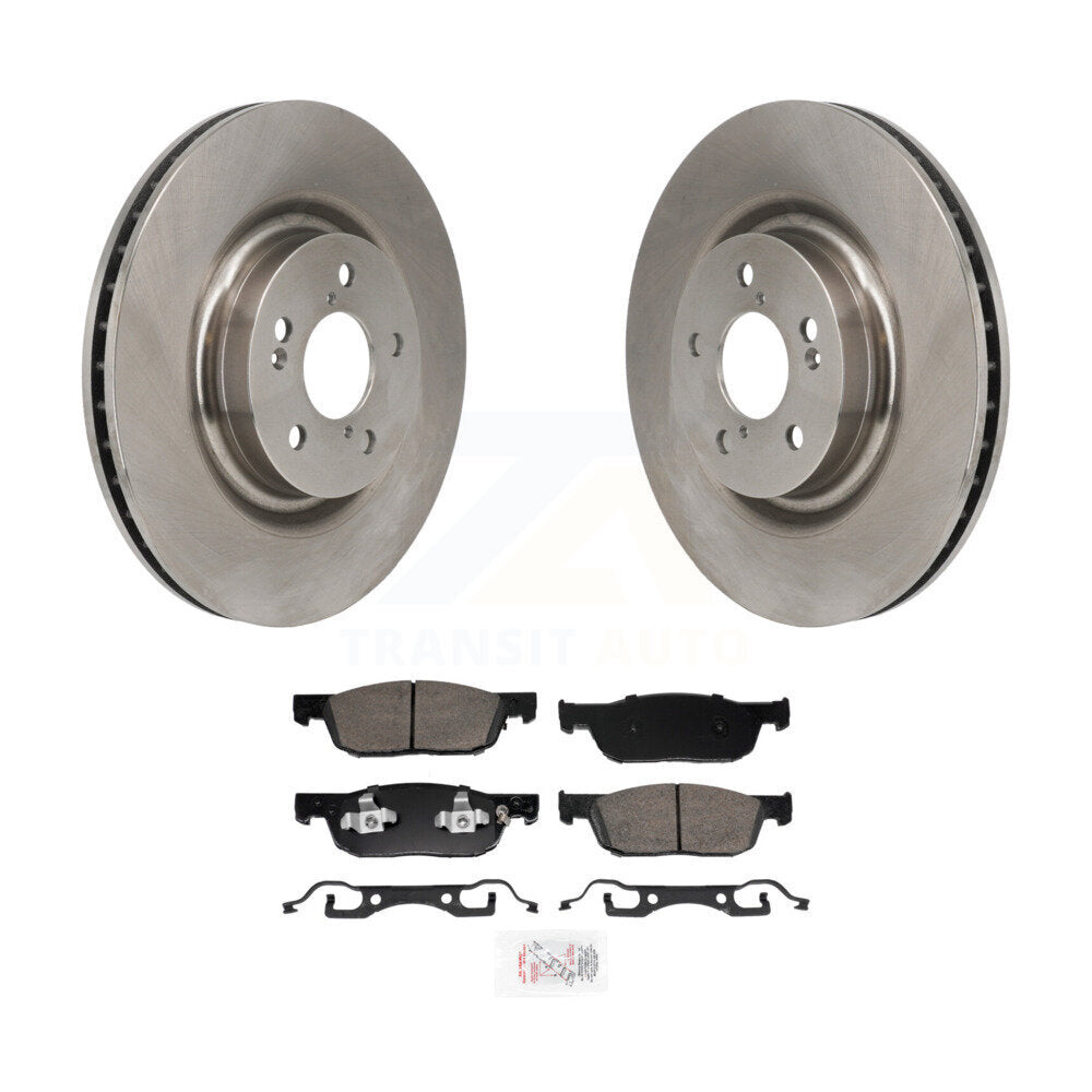 Disc Rotors and Ceramic Brake Pads Kit-K8A-107884 - Kit.bestparts.ca