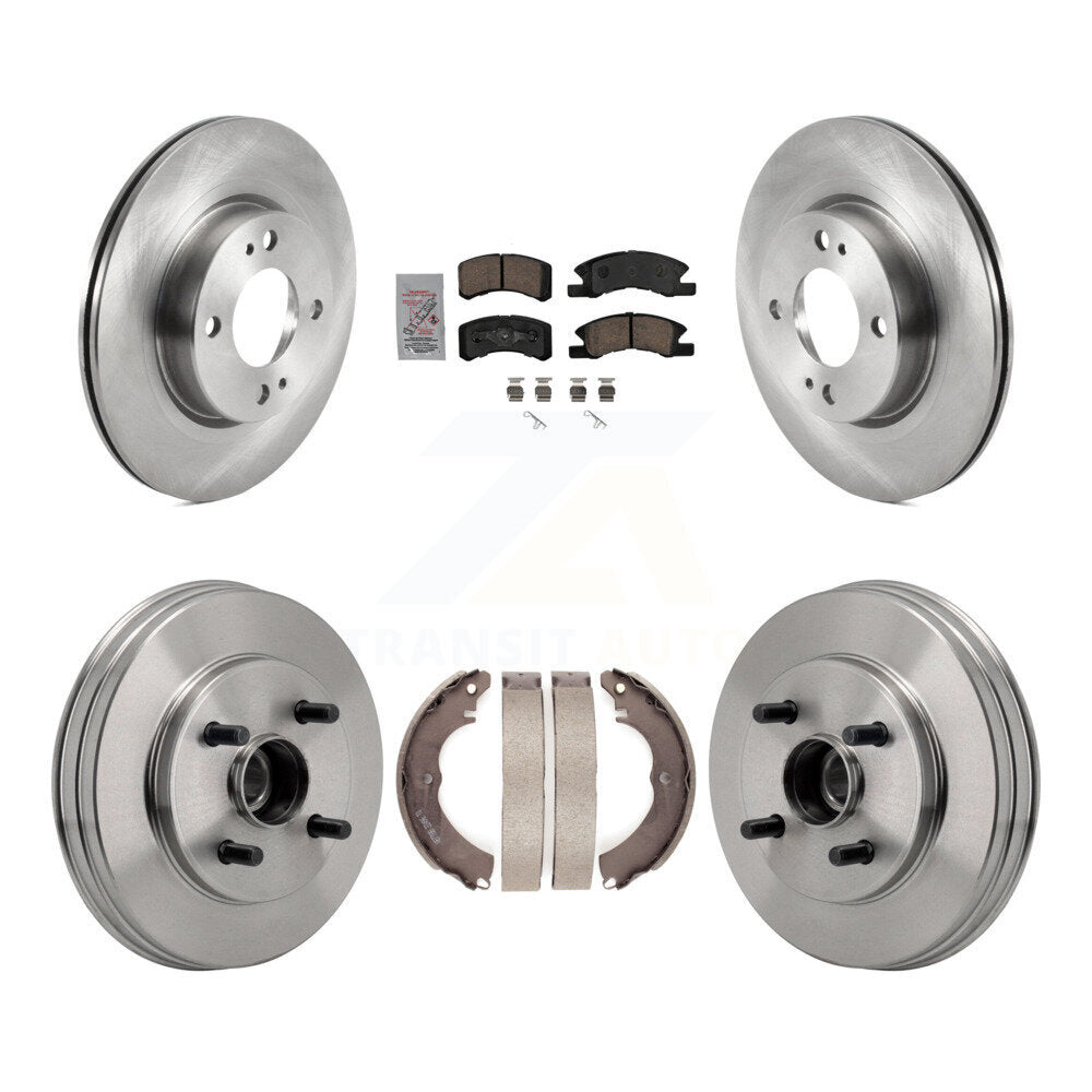 Disc Rotors and Ceramic Brake Pads Kit-K8A-107946 - Kit.bestparts.ca