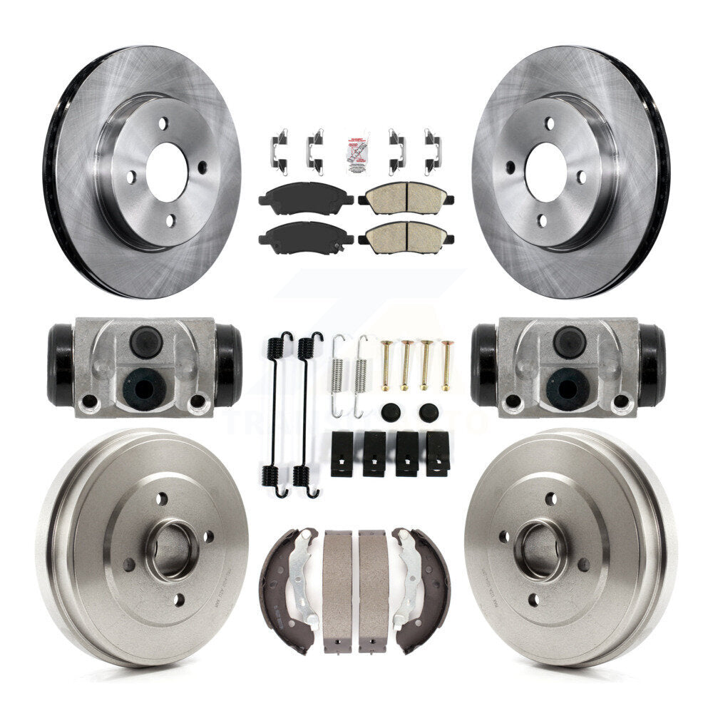 Disc Rotors and Ceramic Brake Pads Kit-K8A-107947 - Kit.bestparts.ca