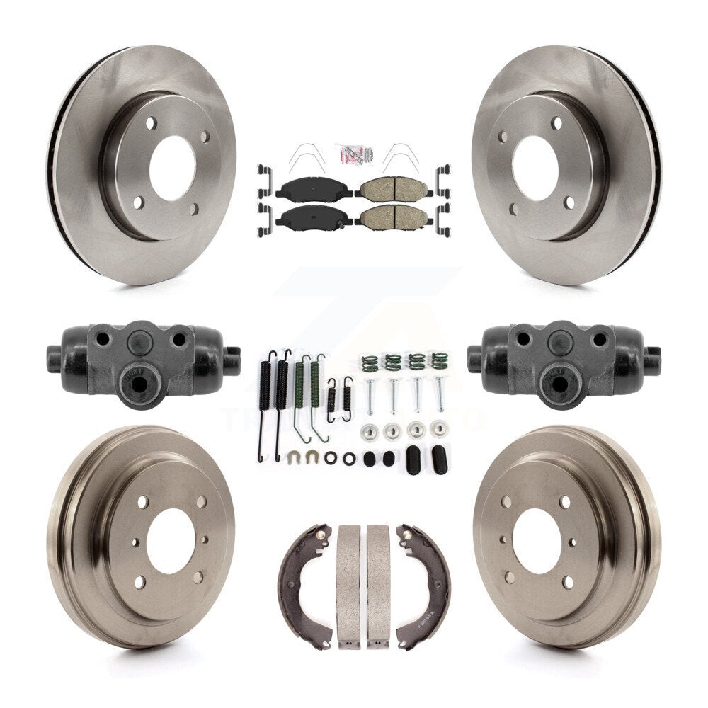 Disc Rotors and Ceramic Brake Pads Kit-K8A-107949 - Kit.bestparts.ca