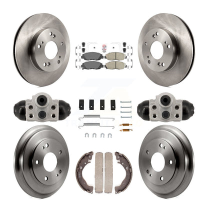 Disc Rotors and Ceramic Brake Pads Kit-K8A-107965 - Kit.bestparts.ca