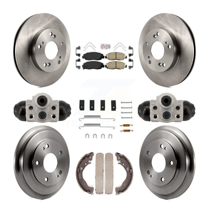 Disc Rotors and Ceramic Brake Pads Kit-K8A-107966 - Kit.bestparts.ca