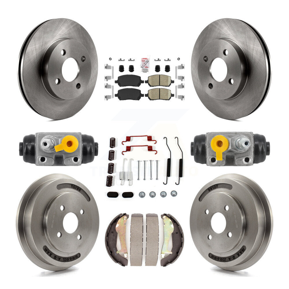 disc rotors and ceramic brake pads-k8a-107995 - Kit.bestparts.ca