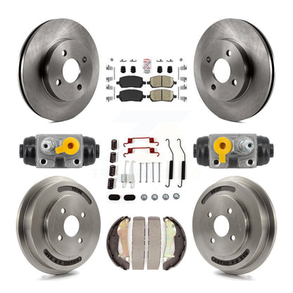 disc rotors and ceramic brake pads-k8a-107995 - Kit.bestparts.ca