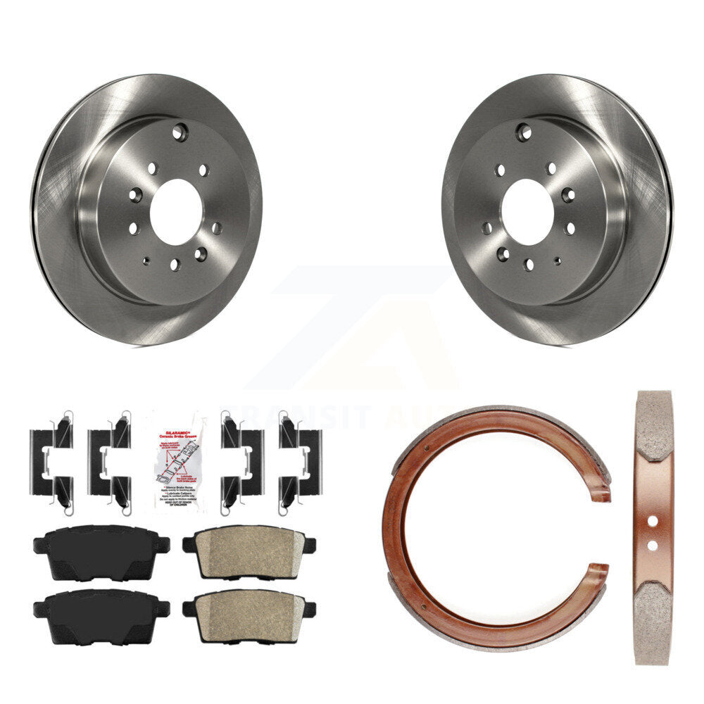 Disc Rotors and Ceramic Brake Pads Kit-K8A-108446 - Kit.bestparts.ca