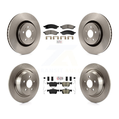 Disc Rotors and Ceramic (Front) & Semi-Metallic (Rear) Brake Pads Kit-K8A-109258 - Kit.bestparts.ca