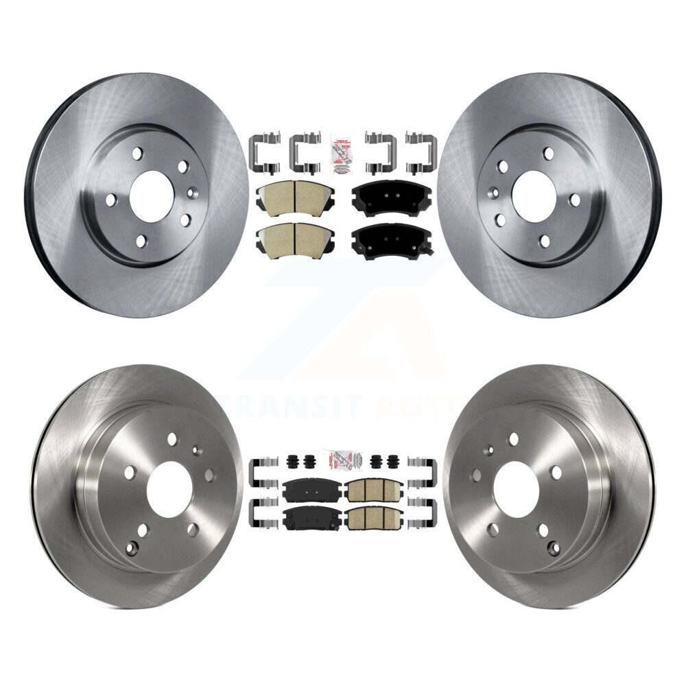 Disc Rotors and Semi-Metallic (Front) & Ceramic (Rear) Brake Pads Kit-K8A-109269 - Kit.bestparts.ca Kit.bestparts.ca