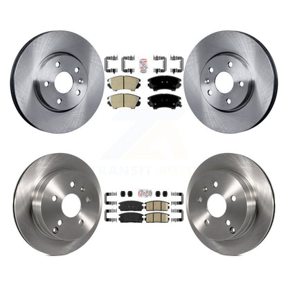 Disc Rotors and Semi-Metallic (Front) & Ceramic (Rear) Brake Pads Kit-K8A-109269 - Kit.bestparts.ca