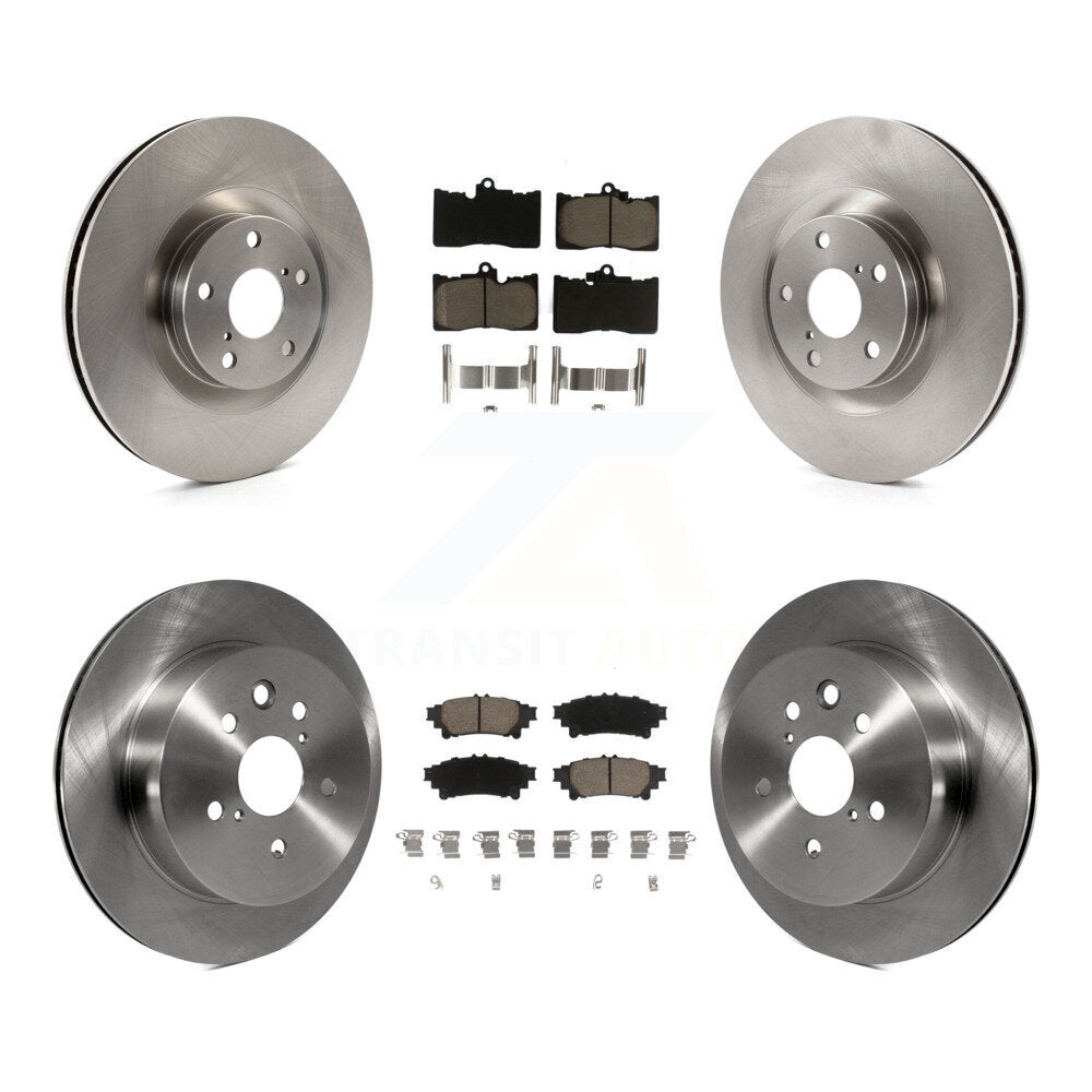 Disc Rotors and Ceramic Brake Pads Kit-K8C-100005 - Kit.bestparts.ca