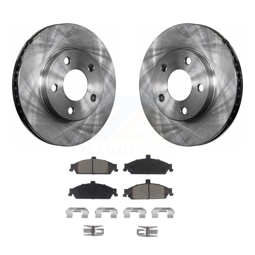 Disc Rotors and Ceramic Brake Pads Kit-K8C-100619 - Kit.bestparts.ca