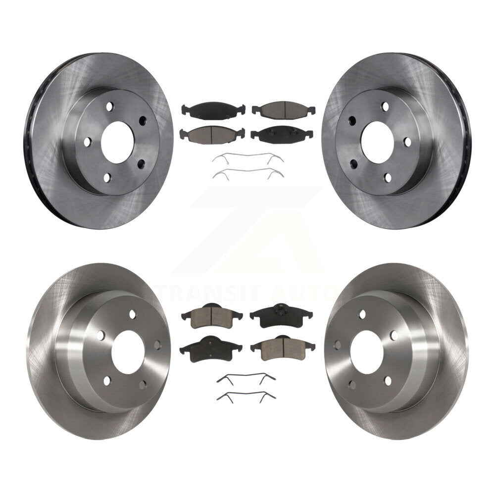 Disc Rotors and Ceramic Brake Pads Kit-K8C-100718 - Kit.bestparts.ca