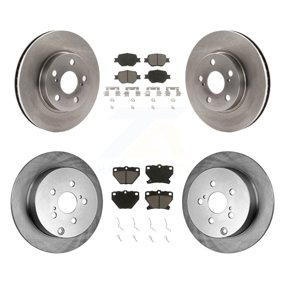 Disc Rotors and Ceramic Brake Pads Kit-K8C-100723 - Kit.bestparts.ca