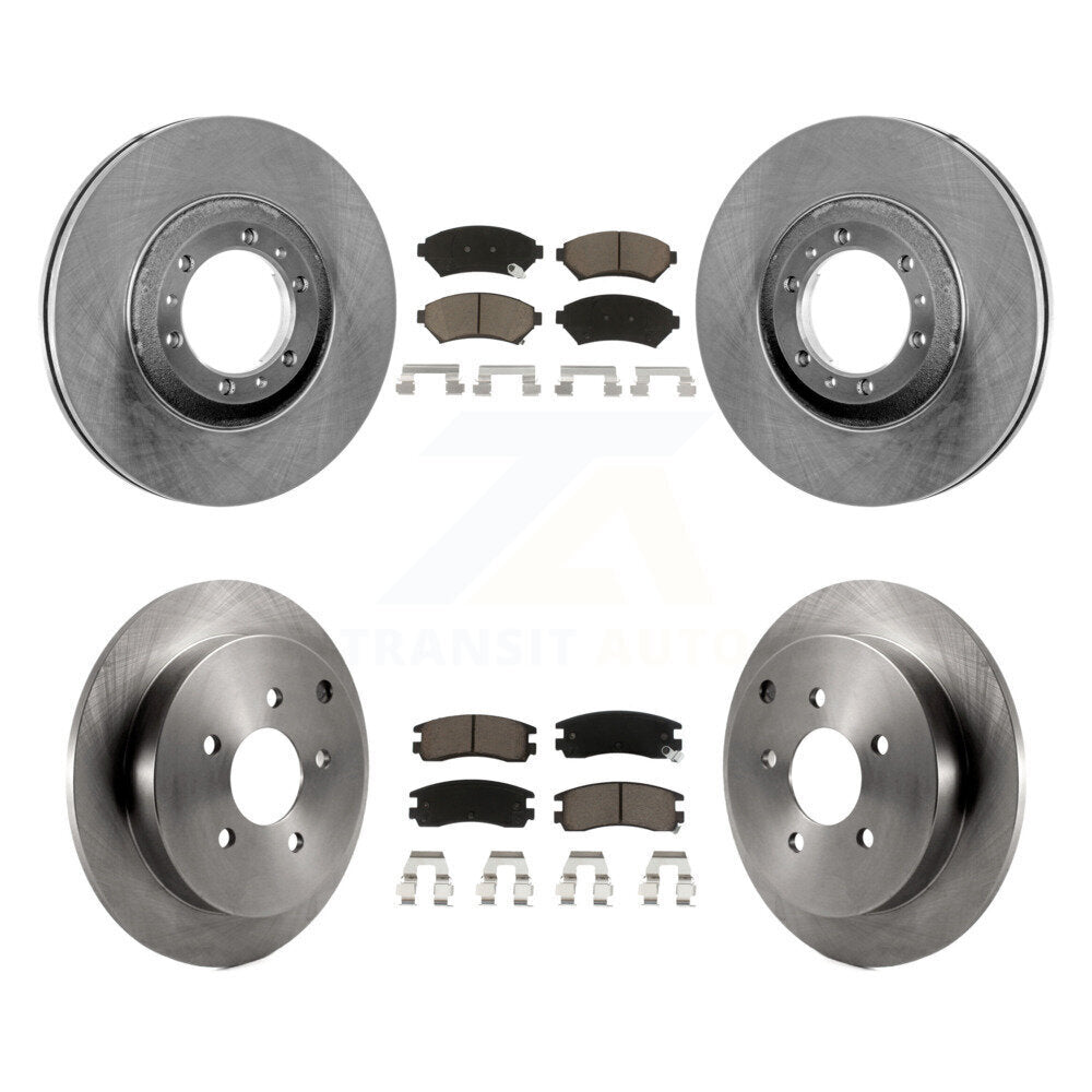 Disc Rotors and Ceramic Brake Pads Kit-K8C-100726 - Kit.bestparts.ca