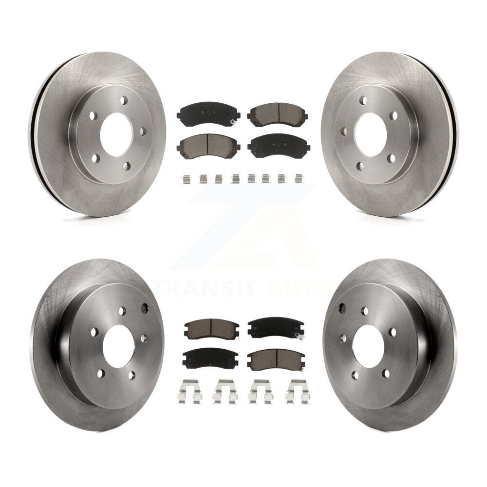 Disc Rotors and Ceramic Brake Pads Kit-K8C-100727 - Kit.bestparts.ca