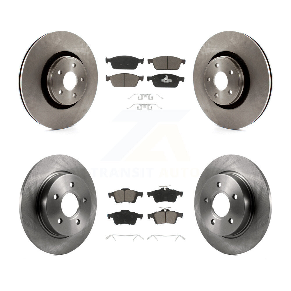 Disc Rotors and Ceramic Brake Pads Kit-K8C-100748 - Kit.bestparts.ca