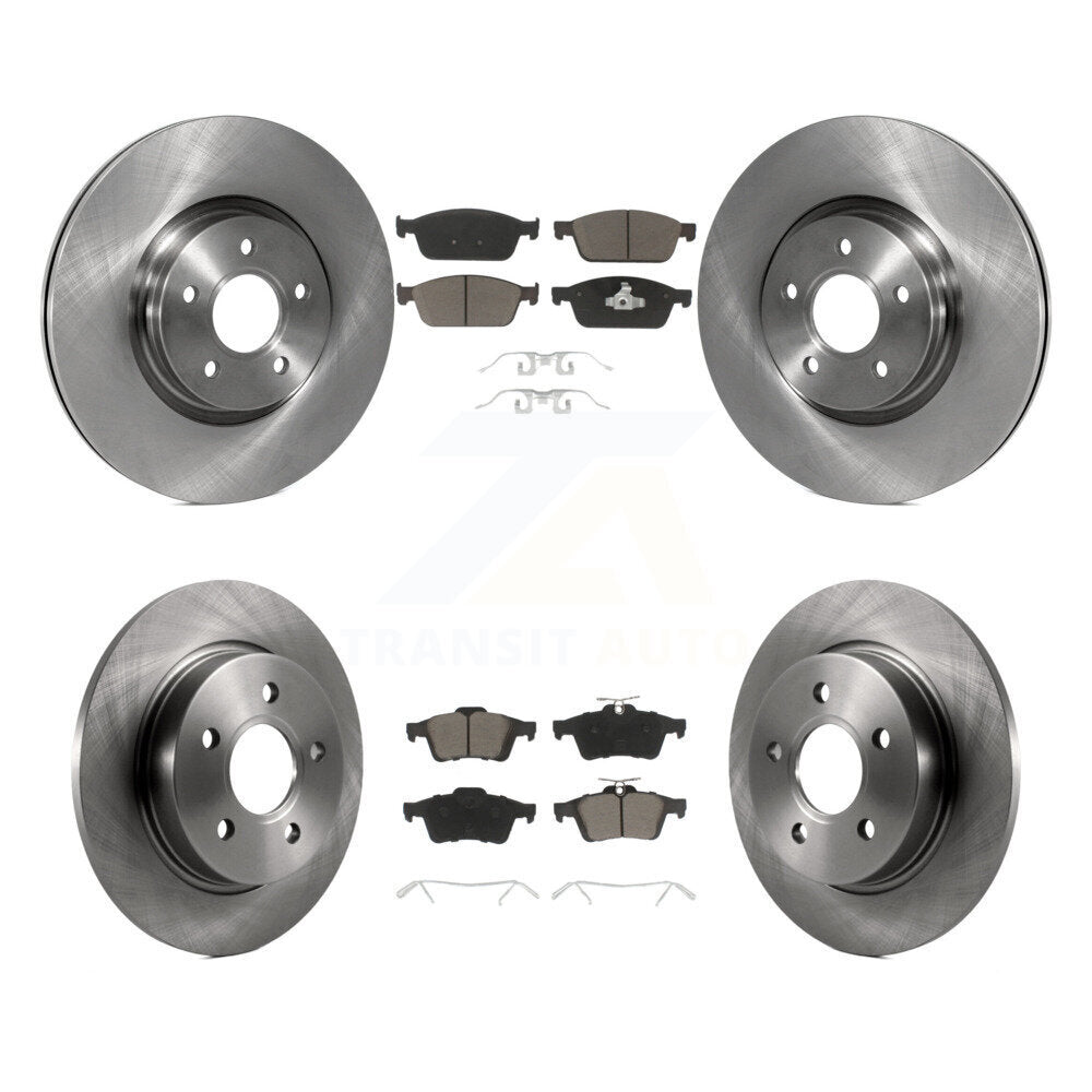 Disc Rotors and Ceramic Brake Pads Kit-K8C-100758 - Kit.bestparts.ca