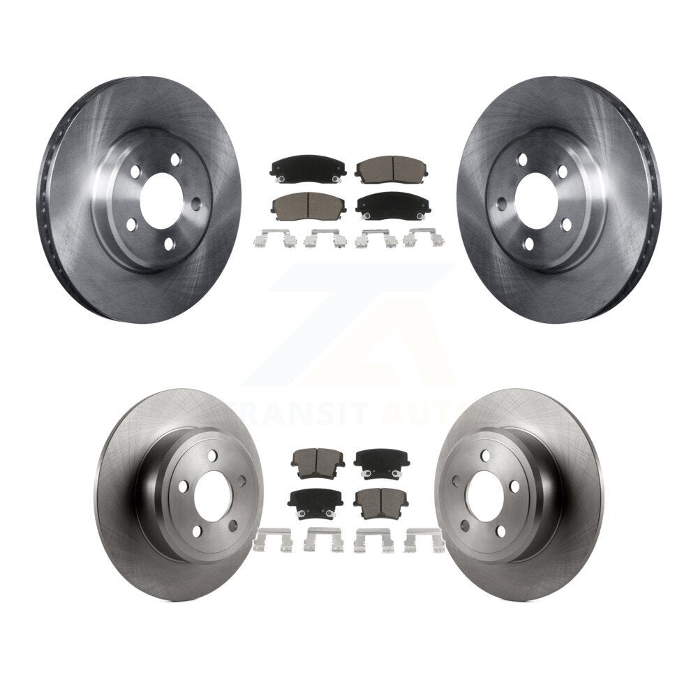 Disc Rotors and Ceramic Brake Pads Kit-K8C-100766 - Kit.bestparts.ca