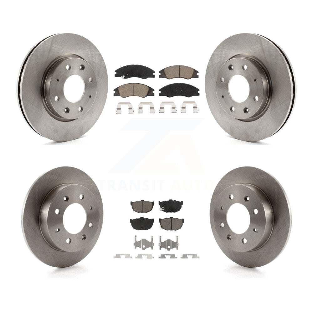 Disc Rotors and Ceramic Brake Pads Kit-K8C-100824 - Kit.bestparts.ca