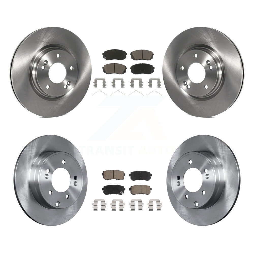 Disc Rotors and Ceramic Brake Pads Kit-K8C-100843 - Kit.bestparts.ca